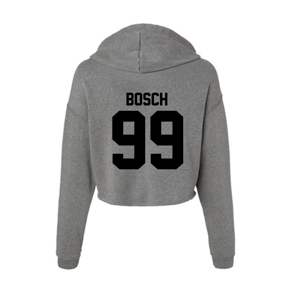Wake Forest - NCAA Baseball : Ryan Bosch - Women's Crop Fleece Hoodie-1