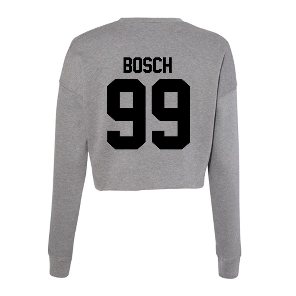 Wake Forest - NCAA Baseball : Ryan Bosch - Women's Cropped Crew Fleece-1