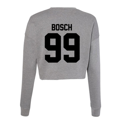 Wake Forest - NCAA Baseball : Ryan Bosch - Women's Cropped Crew Fleece-1