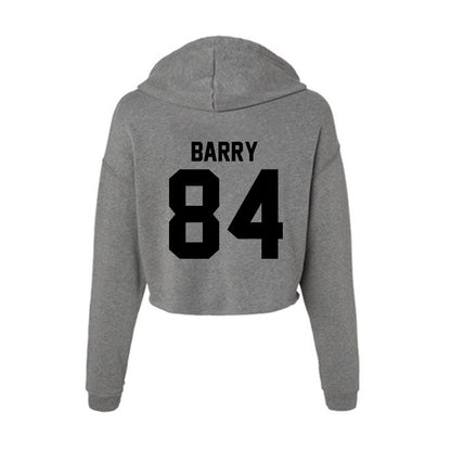 Wake Forest - NCAA Football : Dominick Barry - Women's Crop Fleece Hoodie-1