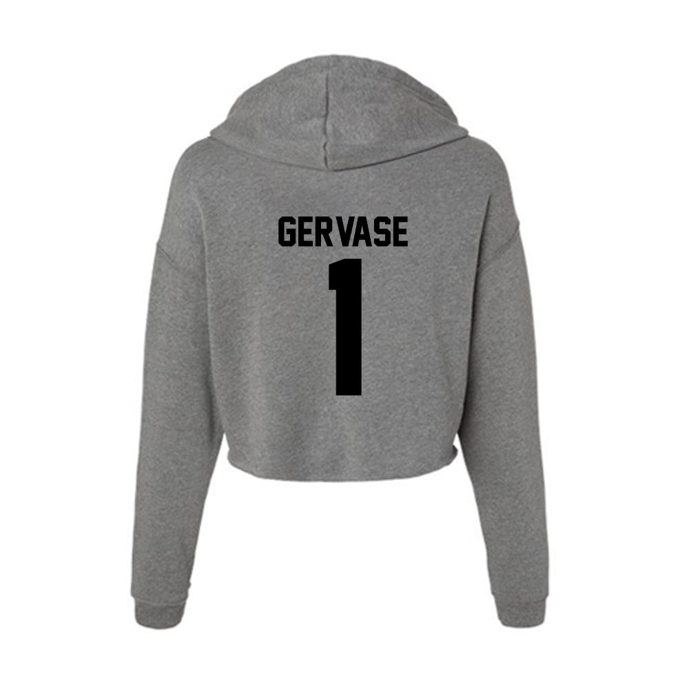 Wake Forest - NCAA Baseball : William Gervase - Women's Crop Fleece Hoodie-1