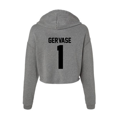 Wake Forest - NCAA Baseball : William Gervase - Women's Crop Fleece Hoodie-1
