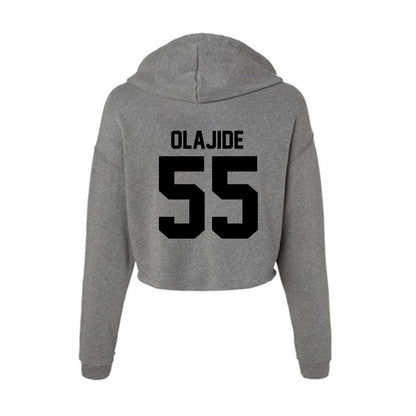 Wake Forest - NCAA Football : Tolu Olajide - Women's Crop Fleece Hoodie-1