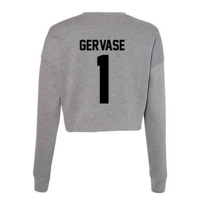 Wake Forest - NCAA Baseball : William Gervase - Women's Cropped Crew Fleece-1