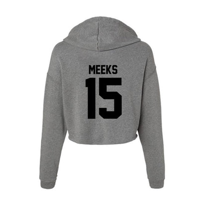 Wake Forest - NCAA Football : Antonio Meeks - Women's Crop Fleece Hoodie-1