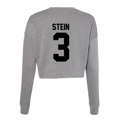Wake Forest - NCAA Baseball : JD Stein - Women's Cropped Crew Fleece-1
