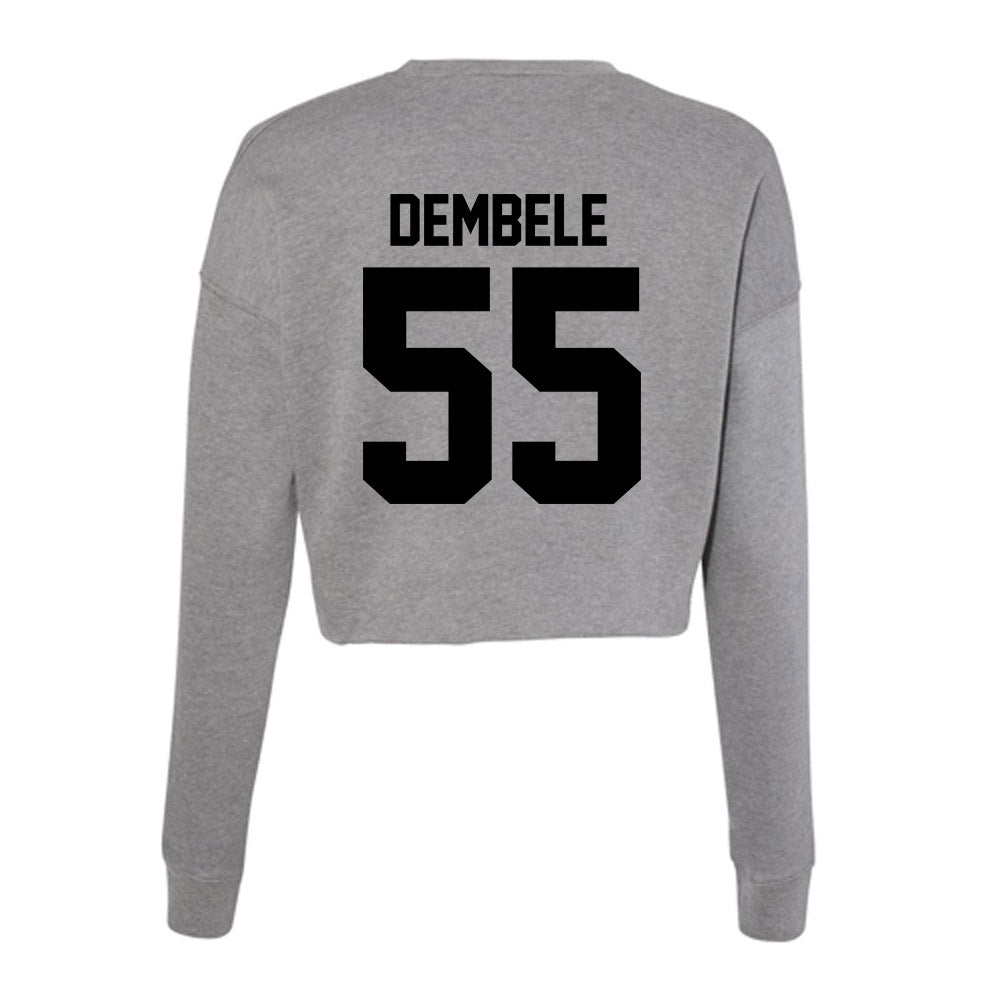 Wake Forest - NCAA Football : Kadear Dembele - Women's Cropped Crew Fleece-1