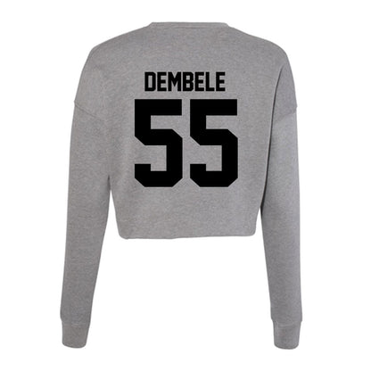 Wake Forest - NCAA Football : Kadear Dembele - Women's Cropped Crew Fleece-1