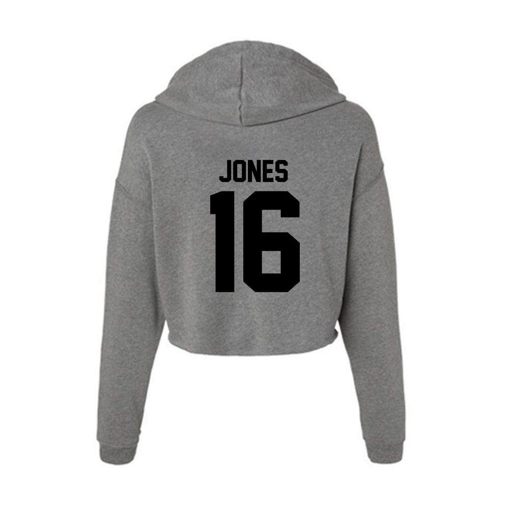 Wake Forest - NCAA Baseball : Evan Jones - Women's Crop Fleece Hoodie-1