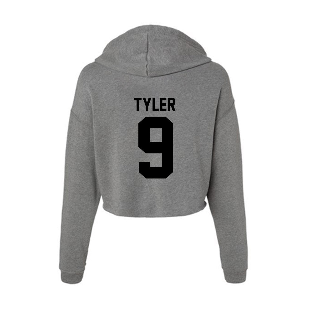 Wake Forest - NCAA Football : Chase Tyler - Women's Crop Fleece Hoodie-1