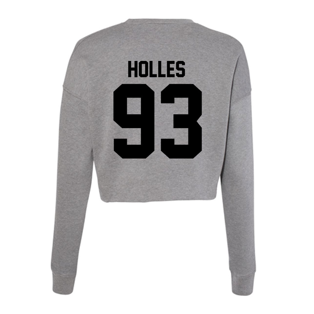 Wake Forest - NCAA Football : Cade Holles - Women's Cropped Crew Fleece-1