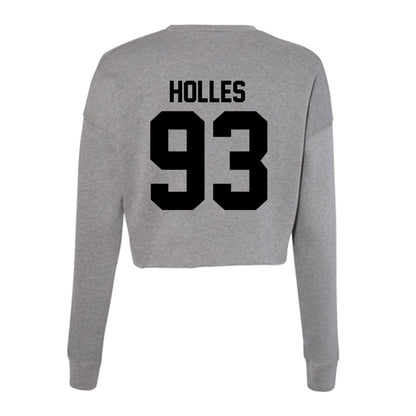 Wake Forest - NCAA Football : Cade Holles - Women's Cropped Crew Fleece-1