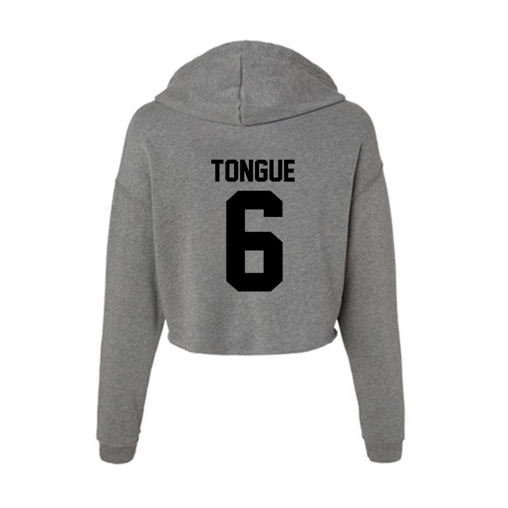 Wake Forest - NCAA Football : Rushaun Tongue - Women's Crop Fleece Hoodie-1