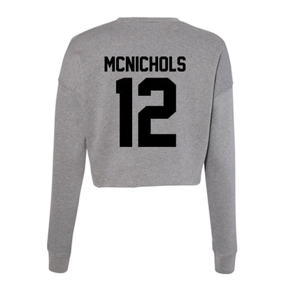 Wake Forest - NCAA Football : Tylan McNichols - Women's Cropped Crew Fleece-1