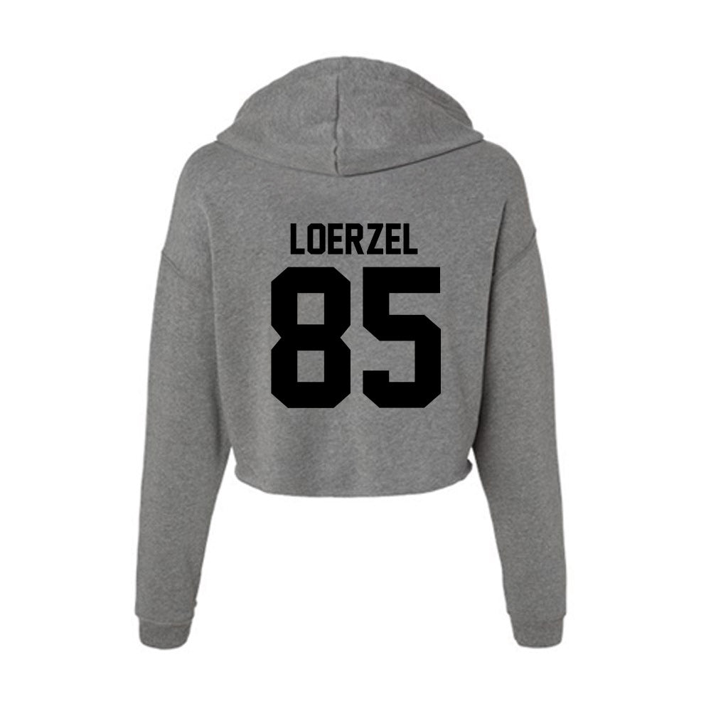 Wake Forest - NCAA Football : Will Loerzel - Women's Crop Fleece Hoodie-1