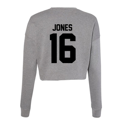 Wake Forest - NCAA Baseball : Evan Jones - Women's Cropped Crew Fleece-1
