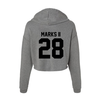 Wake Forest - NCAA Football : Aj Marks II - Women's Crop Fleece Hoodie-1