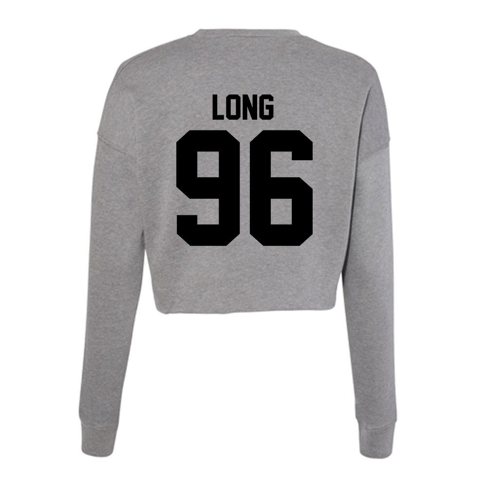 Wake Forest - NCAA Football : Cooper Long - Women's Cropped Crew Fleece-1