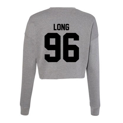 Wake Forest - NCAA Football : Cooper Long - Women's Cropped Crew Fleece-1