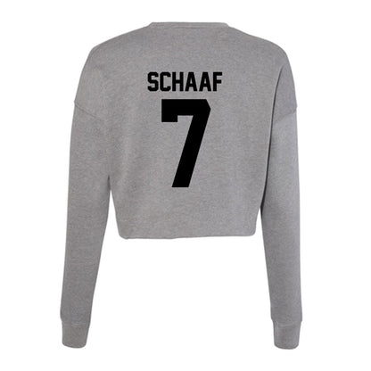 Wake Forest - NCAA Baseball : Blake Schaaf - Women's Cropped Crew Fleece-1