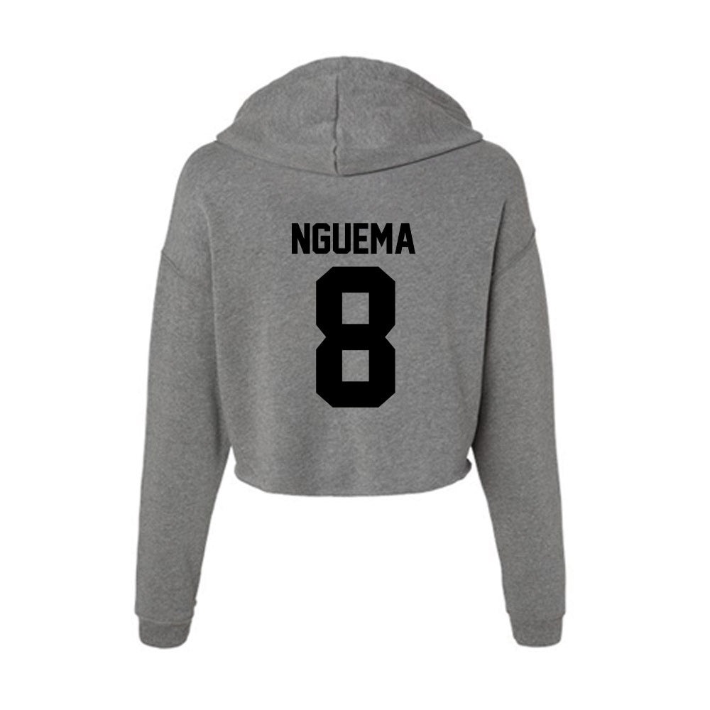 Wake Forest - NCAA Men's Soccer : David Nguema - Women's Crop Fleece Hoodie-1