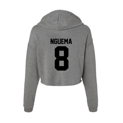 Wake Forest - NCAA Men's Soccer : David Nguema - Women's Crop Fleece Hoodie-1
