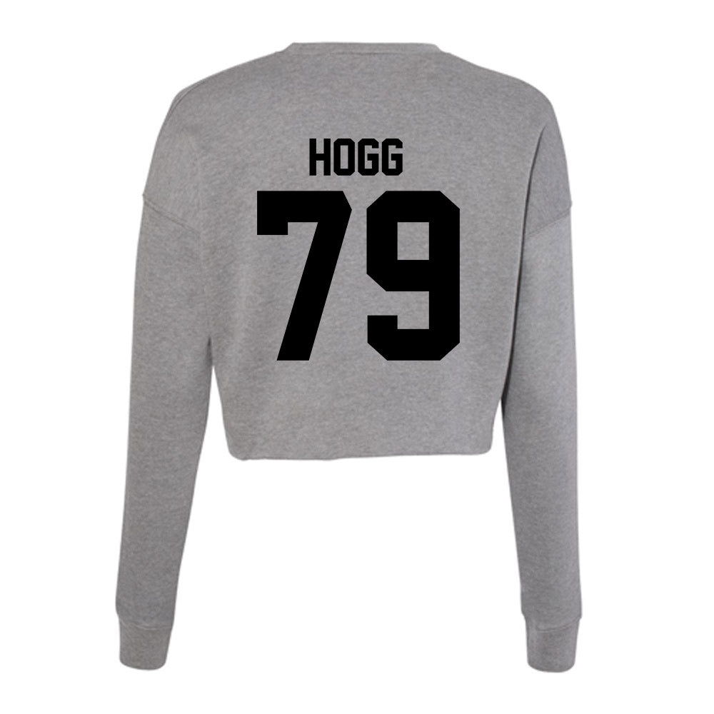 Wake Forest - NCAA Football : Langston Hogg - Women's Cropped Crew Fleece-1