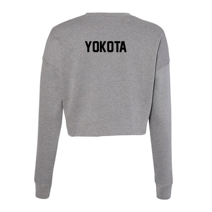 Wake Forest - NCAA Women's Golf : Ella Yokota - Women's Cropped Crew Fleece-1