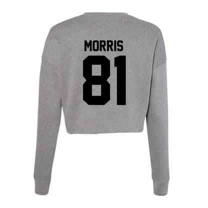 Wake Forest - NCAA Football : Landon Morris - Women's Cropped Crew Fleece-1