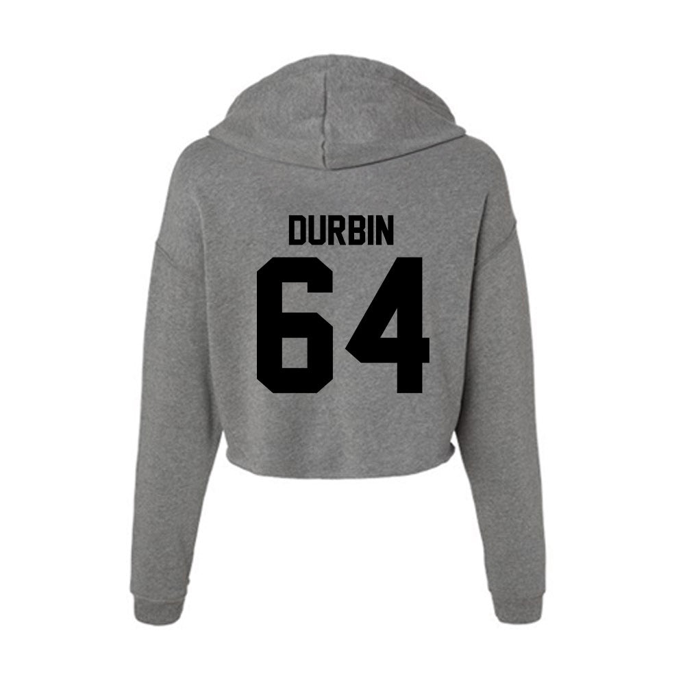 Wake Forest - NCAA Football : Dylan Durbin - Women's Crop Fleece Hoodie-1