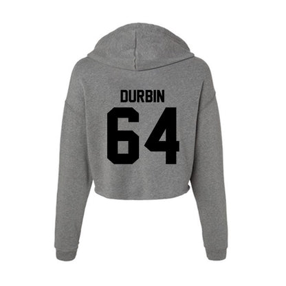 Wake Forest - NCAA Football : Dylan Durbin - Women's Crop Fleece Hoodie-1