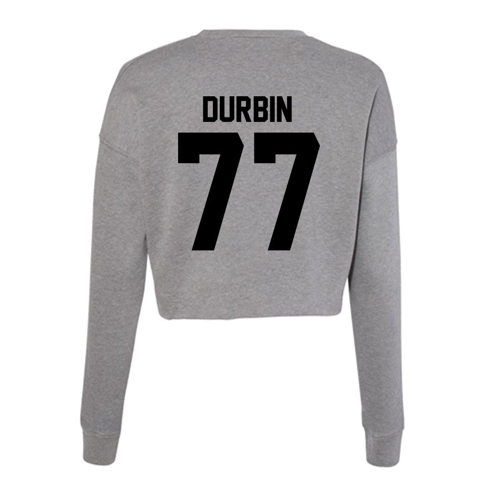 Wake Forest - NCAA Football : Dylan Durbin - Women's Cropped Crew Fleece-1