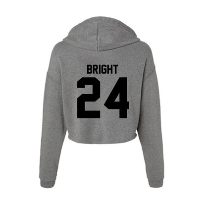 Wake Forest - NCAA Football : Micah Bright - Women's Crop Fleece Hoodie-1