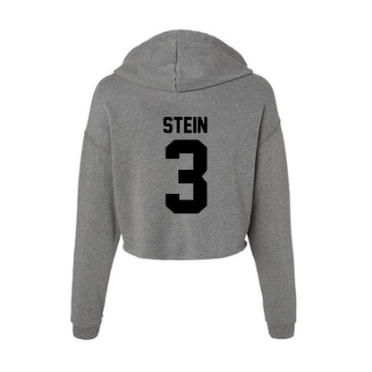Wake Forest - NCAA Baseball : JD Stein - Women's Crop Fleece Hoodie-1