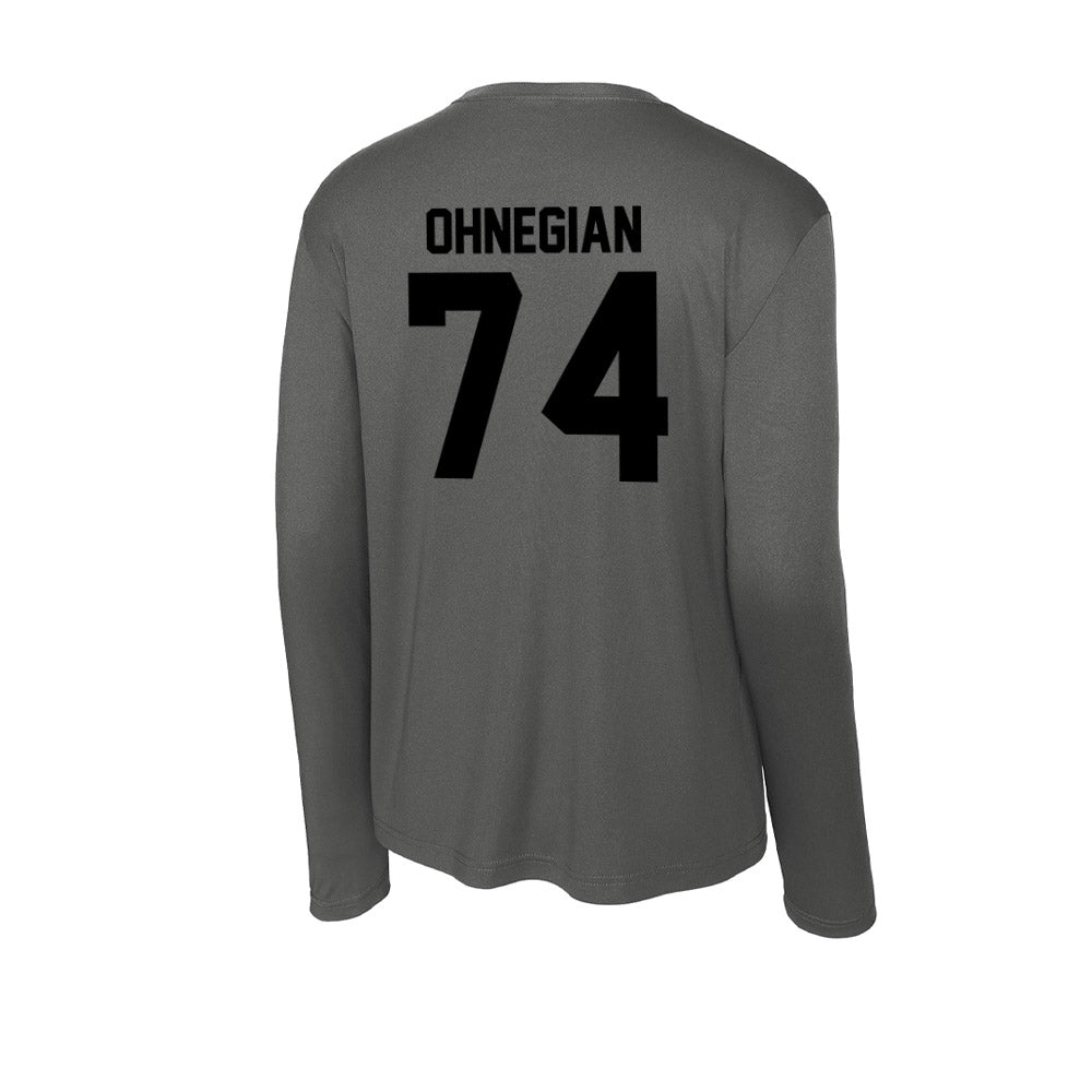 Wake Forest - NCAA Football : John Ohnegian - Activewear Long Sleeve T-Shirt-1