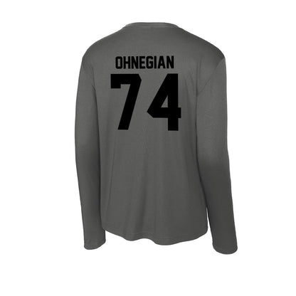 Wake Forest - NCAA Football : John Ohnegian - Activewear Long Sleeve T-Shirt-1