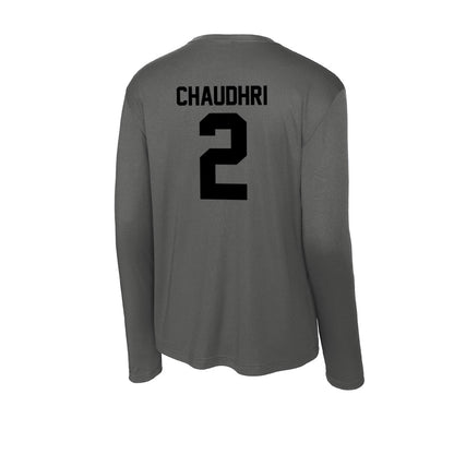 Wake Forest - NCAA Men's Basketball : Vincent Chaudhri - Activewear Long Sleeve T-Shirt-1