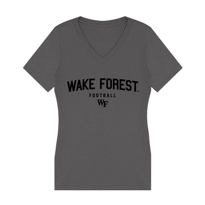 Wake Forest - NCAA Football : Antonio Meeks - Women's V-Neck T-Shirt-0