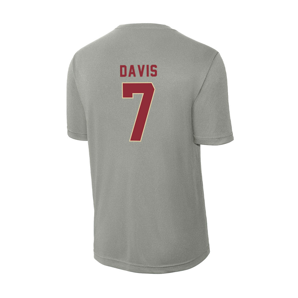 Boston College - NCAA Football : Carter Davis - Activewear T-Shirt-1