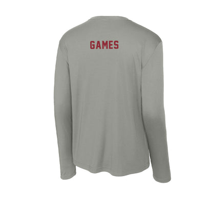 Boston College - NCAA Women's Tennis : Leyden Games - Activewear Long Sleeve T-Shirt-1