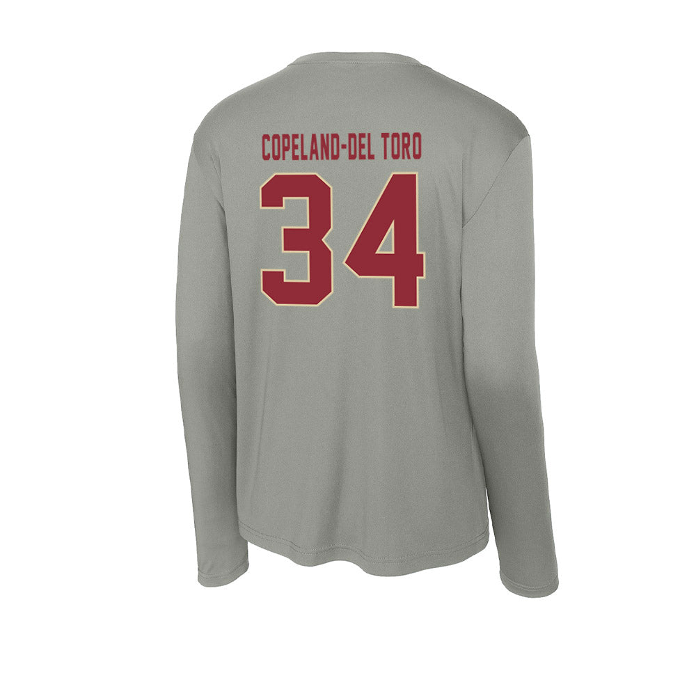Boston College - NCAA Men's Soccer : Bryce Copeland-Del Toro - Activewear Long Sleeve T-Shirt-1