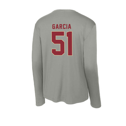 Boston College - NCAA Baseball : Esteban Garcia - Activewear Long Sleeve T-Shirt-1