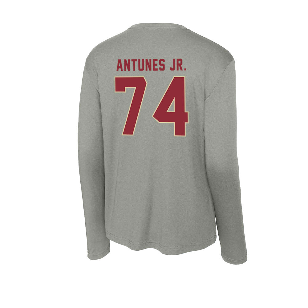Boston College - NCAA Football : Marcelino Antunes Jr. - Activewear Long Sleeve T-Shirt-1