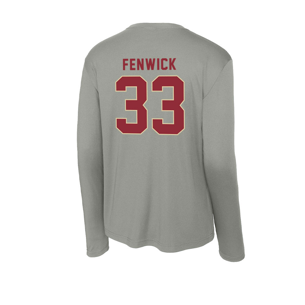 Boston College - NCAA Women's Soccer : Faith Fenwick - Activewear Long Sleeve T-Shirt-1