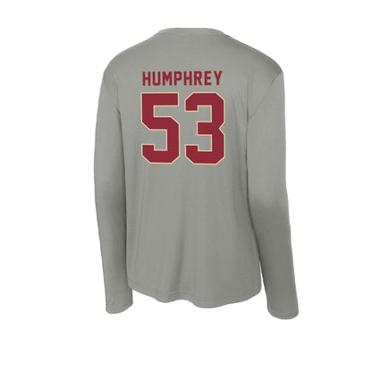 Boston College - NCAA Football : Tre Humphrey - Activewear Long Sleeve T-Shirt-1
