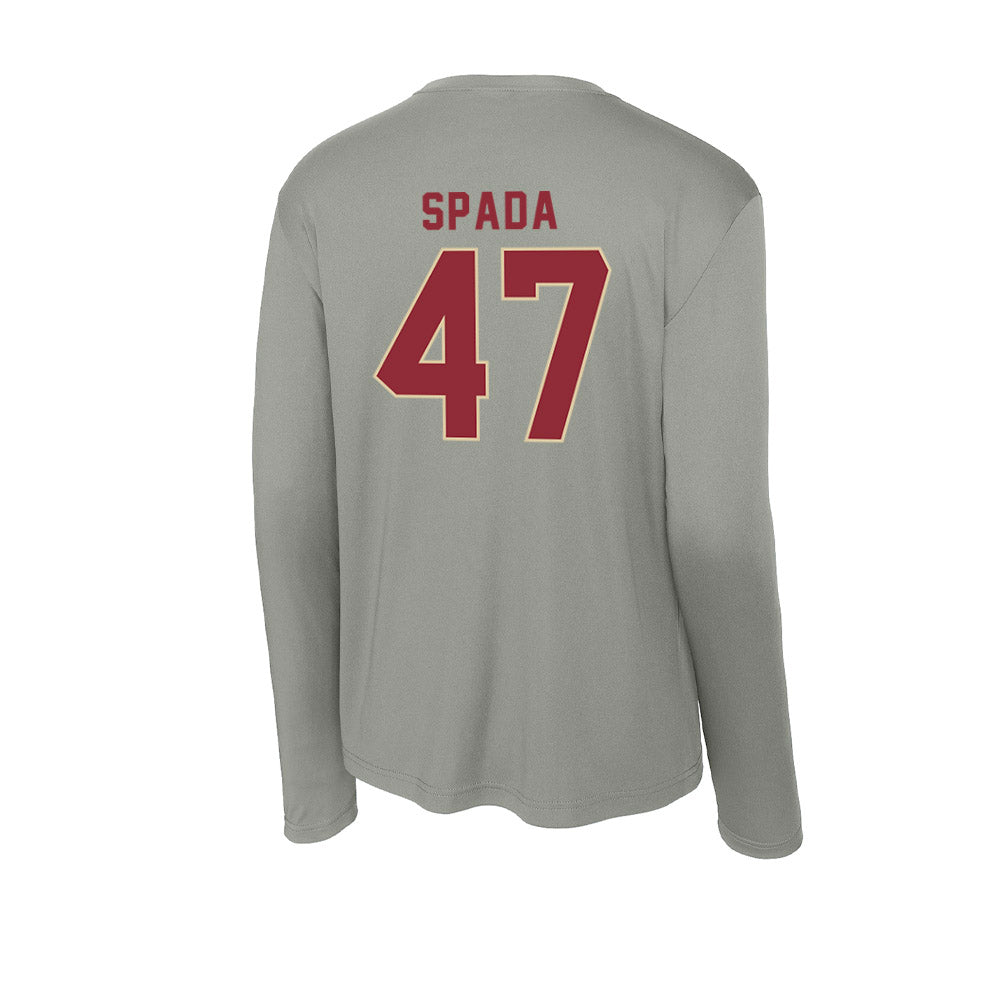 Boston College - NCAA Baseball : Matthew Spada - Activewear Long Sleeve T-Shirt-1