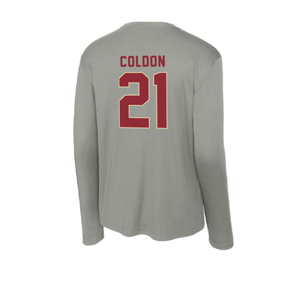 Boston College - NCAA Football : Charleston Coldon - Activewear Long Sleeve T-Shirt-1