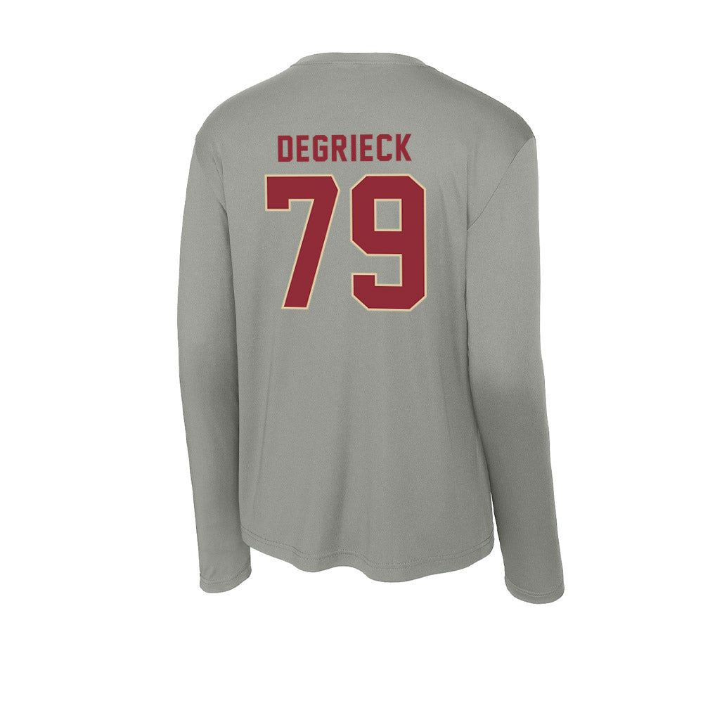 Boston College - NCAA Football : Alex Degrieck - Activewear Long Sleeve T-Shirt-1