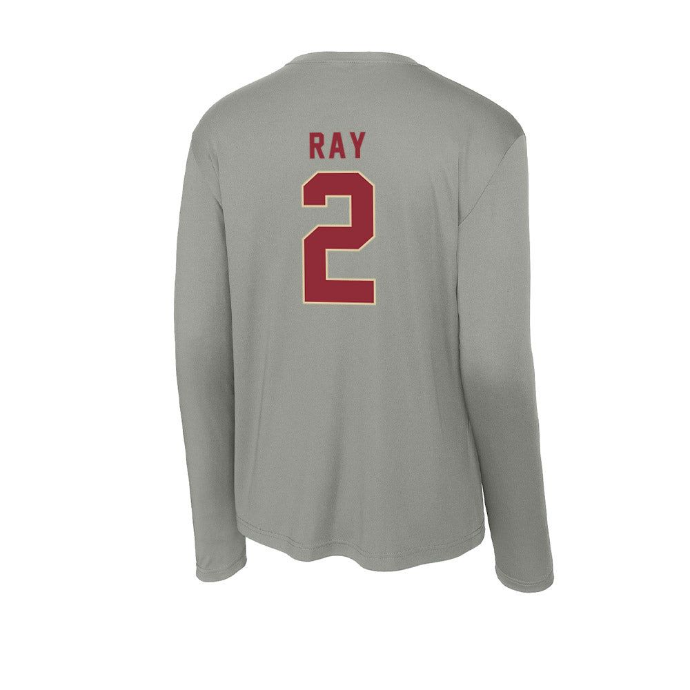 Boston College - NCAA Football : Nolan Ray - Activewear Long Sleeve T-Shirt-1