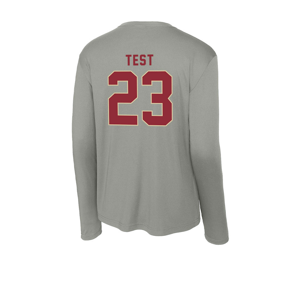 Boston College - NCAA Cheerleading : AT Test - Activewear Long Sleeve T-Shirt-1